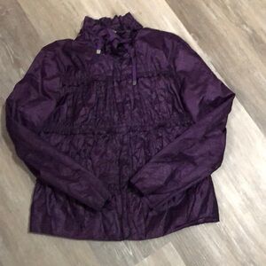 Chico’s Animal Print Lightweight Windbreaker